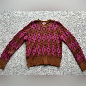 Vigoss argyle sweater. Size L